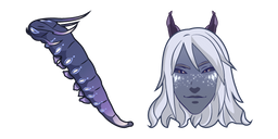 The Dragon Prince Aaravos and Familiar Curseur