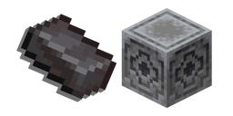 Minecraft Netherite Ingot and Lodestone Curseur