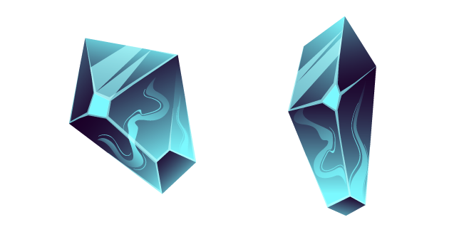 Blue Fluorite Crystal Cursor
