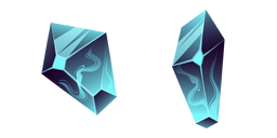 Blue Fluorite Crystal Cursor