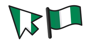 Nigeria Flag Curseur