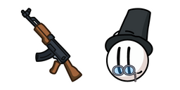 Henry Stickmin Thomas Chestershire and Rifle Cursor