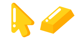 Minimal Gold Bar Cursor