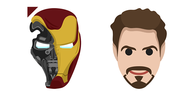 Iron Man Endgame Helmet Tony Stark курсор