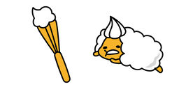 Gudetama Beaten Egg and Whisk Cursor