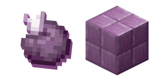 Minecraft Плод Хоруса и Пурпурный Блок курсор