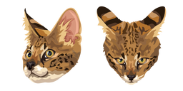 Savannah Cat Curseur