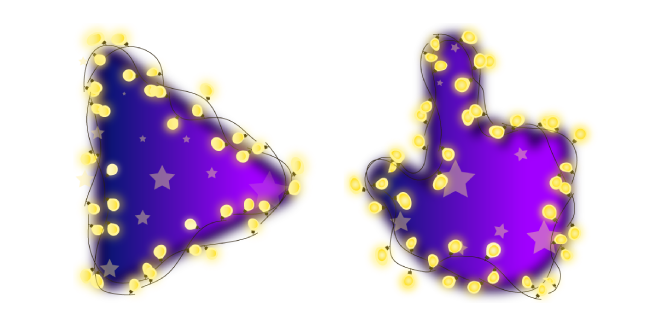 Purple Fairy Lights Cursor