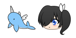 Gacha Life Kat and Narwhal Plushie Curseur