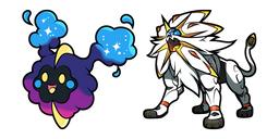 Pokemon Cosmog and Solgaleo Curseur