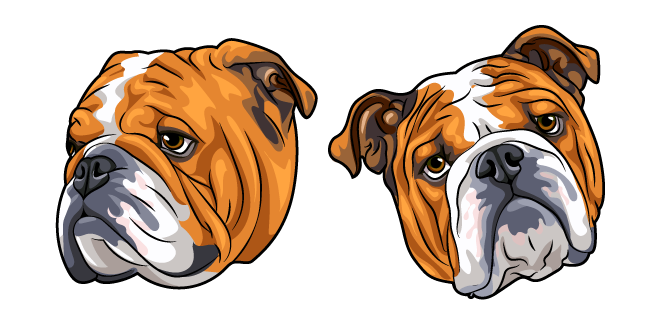 English Bulldog Dog Cursor