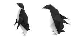 Origami Penguin Curseur