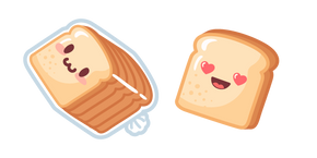 Cute Bread Curseur