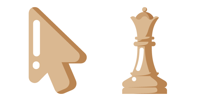 Minimal Chess Queen Cursor