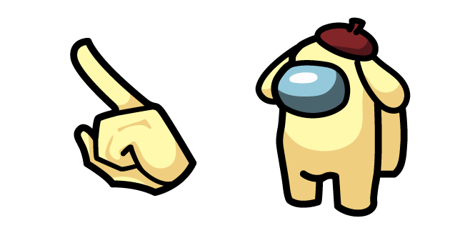 Among Us Pompompurin Character Cursor