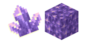 Minecraft Amethyst Block and Cluster Curseur
