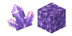 Minecraft Amethyst Block and Cluster Curseur