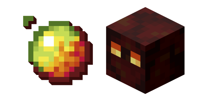 Minecraft Magma Cube and Magma Cream Cursor