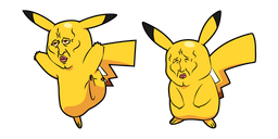 Handsome Pikachu Meme Cursor