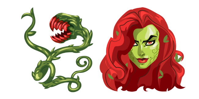 Poison Ivy and Mutant Flower Cursor