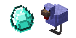 Minecraft Diamond Chicken and Diamond Egg Curseur