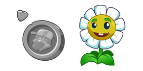 Plants vs. Zombies Tangle Marigold and Silver Coin Cursor
