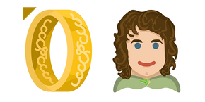 Lord of the Rings Frodo Baggins & One Ring Curseur