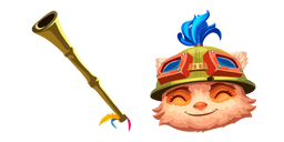 League of Legends Teemo and Blowgun Curseur