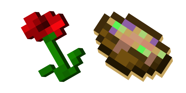 Minecraft Poppy and Suspicious Stew Cursor