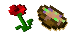 Minecraft Poppy and Suspicious Stew Cursor