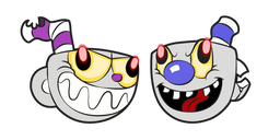 Cuphead Evil Cuphead and Vile Mugman Cursor