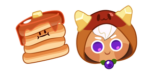Cookie Run Pancake Cookie and Pancake Frisbee Curseur