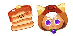 Cookie Run Pancake Cookie and Pancake Frisbee Cursor