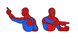 Spider-Man Pointing at Spider-Man Meme Curseur