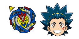 Beyblade Valt Aoi and Cho-Z Valkyrie Zenith Evolution  Curseur