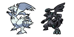 Pokemon Reshiram and Zekrom Curseur