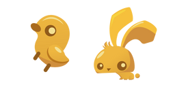 Animal Jam Golden Bunny and Ducky Curseur