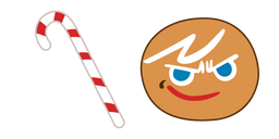 Cookie Run GingerBrave and Candy Cane Curseur