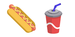Hot Dog and Cola Curseur
