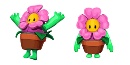 Fall Guys Flower Pot Costume Cursor