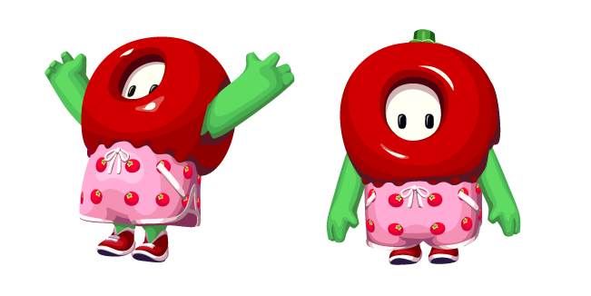 Fall Guys Tomato Costume Cursor