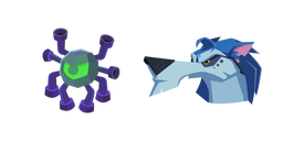 Animal Jam Greely and Phantomizer Cursor