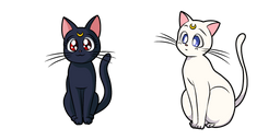 Sailor Moon Luna and Artemis Curseur