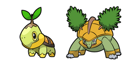 Pokemon Turtwig and Grotle Curseur