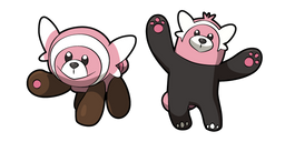 Pokemon Stufful and Bewear Cursor