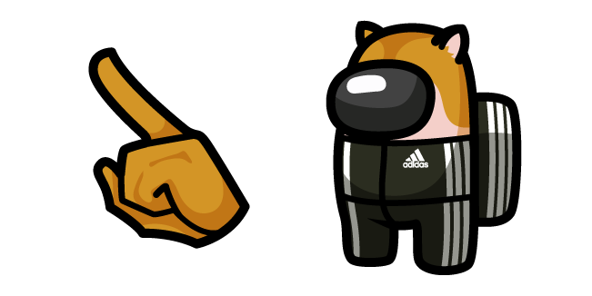 Among Us Meme Adidas Doge Character Cursor