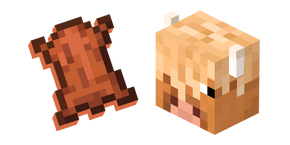 Minecraft Leather and Wooly Cow Curseur