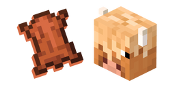 Minecraft Leather and Wooly Cow Cursor