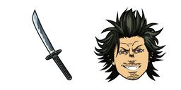 Black Clover Yami Sukehiro and Katana Cursor