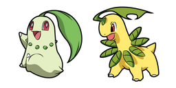 Pokemon Chikorita and Bayleef Cursor